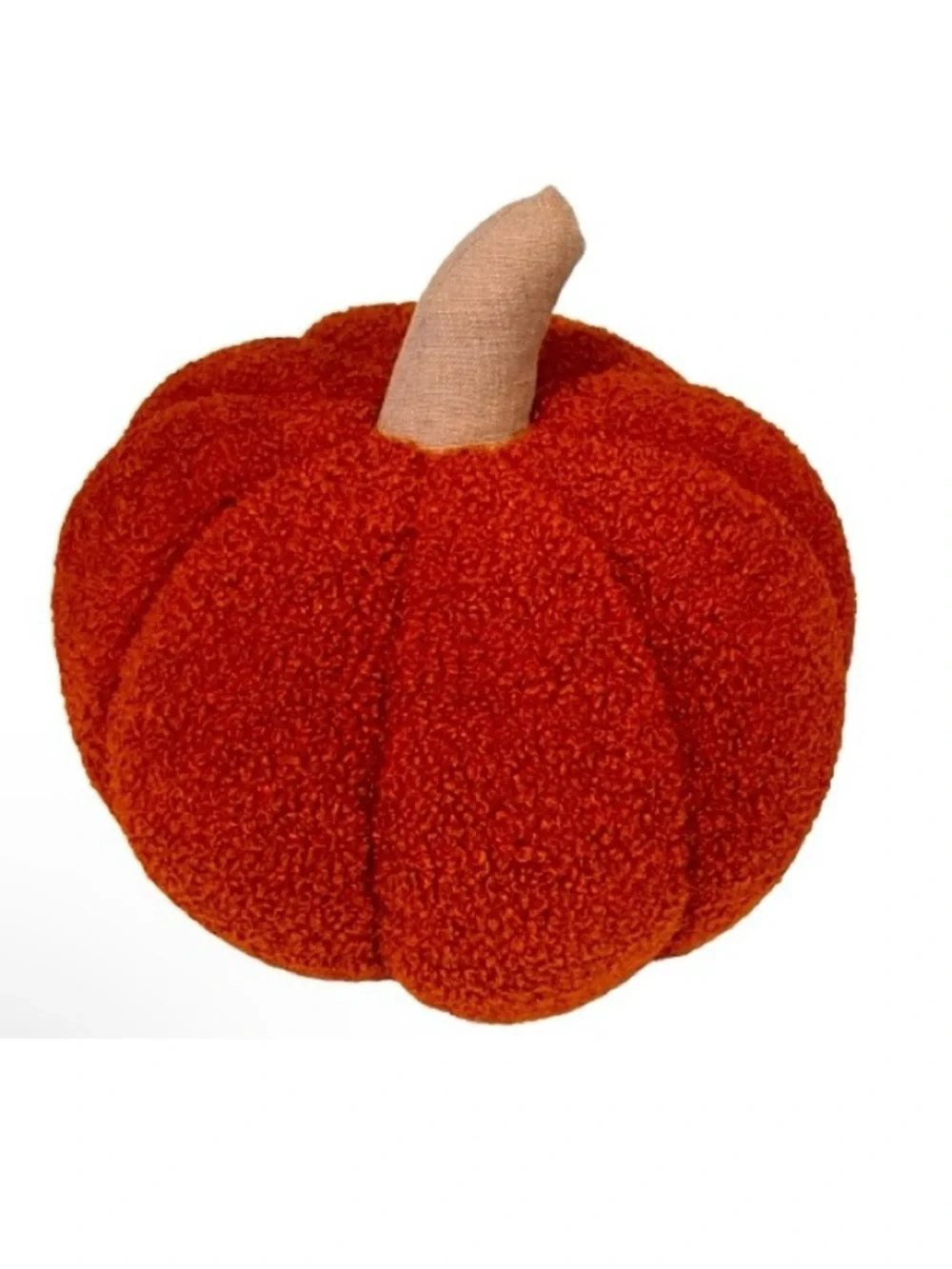 🆕- Plush Fleece Fabric Pumpkin Pillow Size: 41.5
